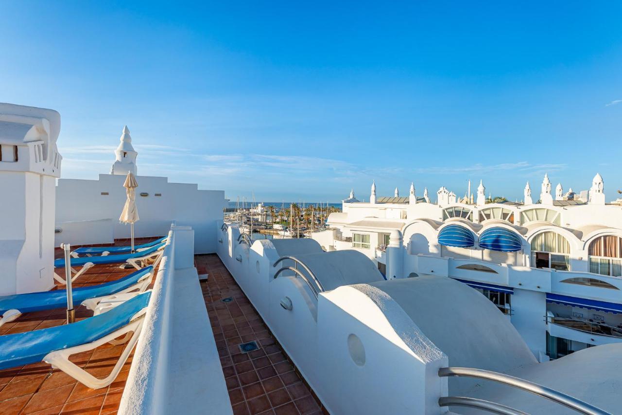 Atico Puerto Marina First Island With Sea Views And Rooftop Pool Benalmádena Eksteriør bilde