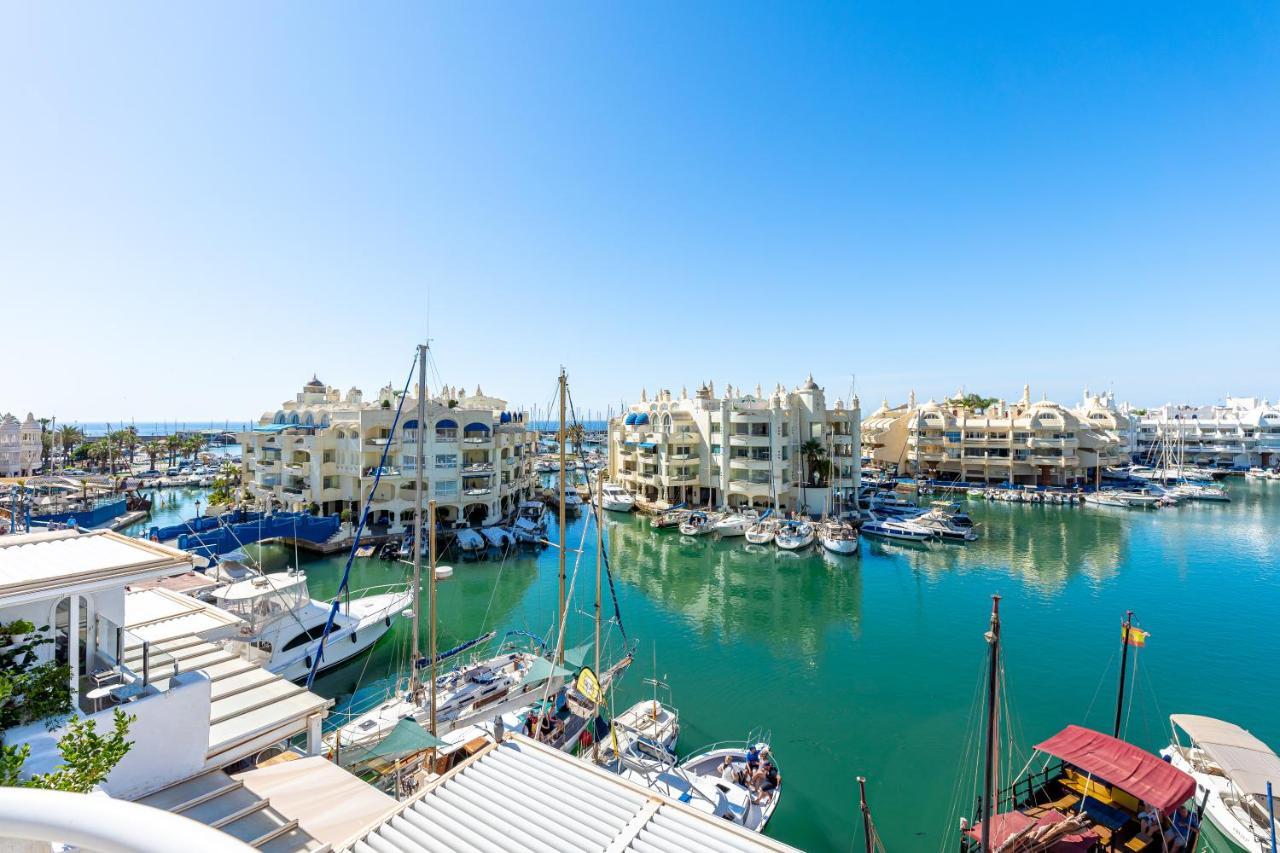 Atico Puerto Marina First Island With Sea Views And Rooftop Pool Benalmádena Eksteriør bilde