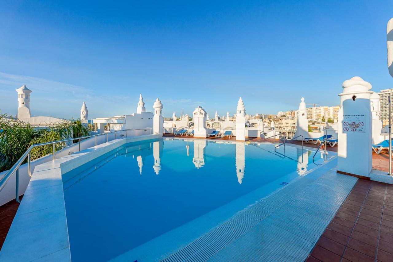 Atico Puerto Marina First Island With Sea Views And Rooftop Pool Benalmádena Eksteriør bilde