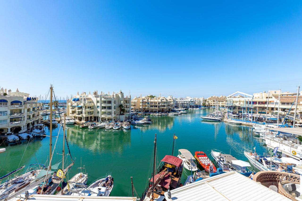 Atico Puerto Marina First Island With Sea Views And Rooftop Pool Benalmádena Eksteriør bilde